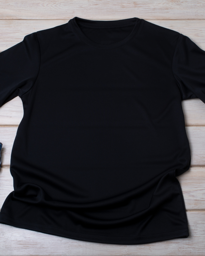 T-shirt à col rond en coton